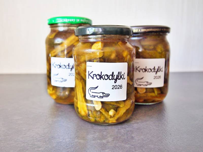 Krokodylki - chrupiące ogórki słodko-pikantne – niezawodny przepis na zimę! 🥒🌶️