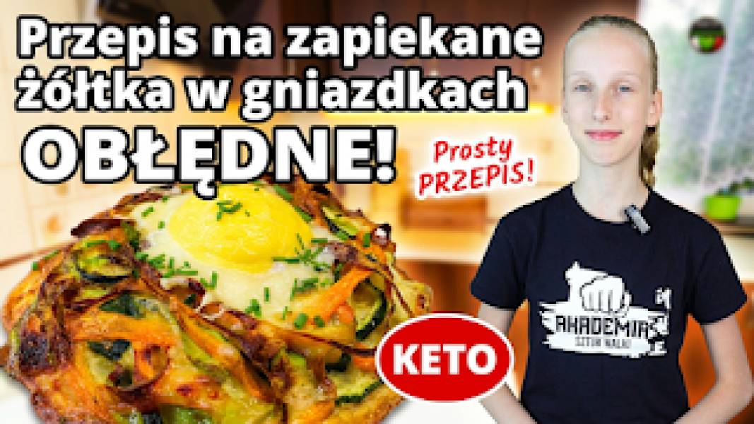 Przepis na warzywne gniazdka z serem i żółtkiem