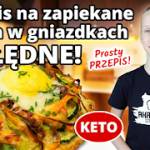 Przepis na warzywne gniazdka z serem i żółtkiem