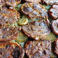 KARKÓWKA KEBABOWA PIECZONA NA CEBULI  + filik