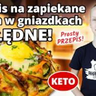 Przepis na warzywne gniazdka z serem i żółtkiem