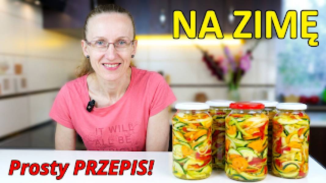 Przepis na sałatkę z cukini na zimę