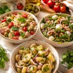 Sałatki włoskie /  insalata di Riso, di Farro,di Patate
