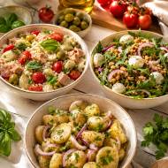 Sałatki włoskie /  insalata di Riso, di Farro,di Patate