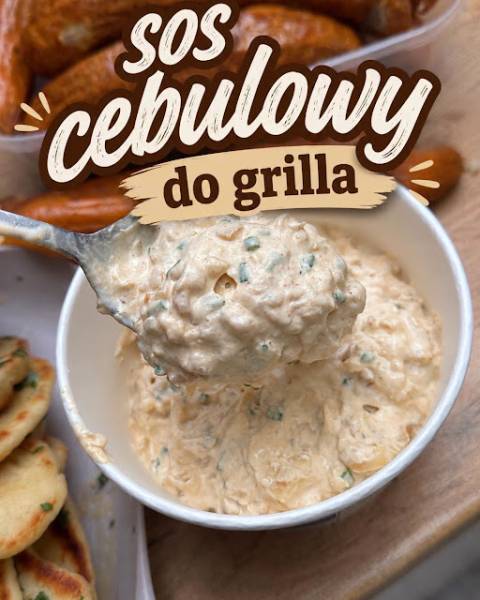 Sos cebulowy -do mięs , kanapek, grilla