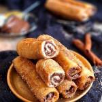 Tosty francuskie z nutellą (Pain perdu roulé au Nutella)