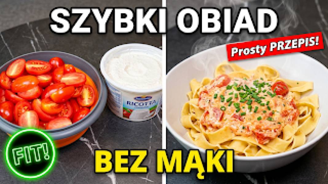 Przepis na ala makaron z serem ricotta i pomidorami koktajlowymi
