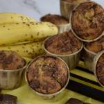 Bananowe muffinki z czekoladą
