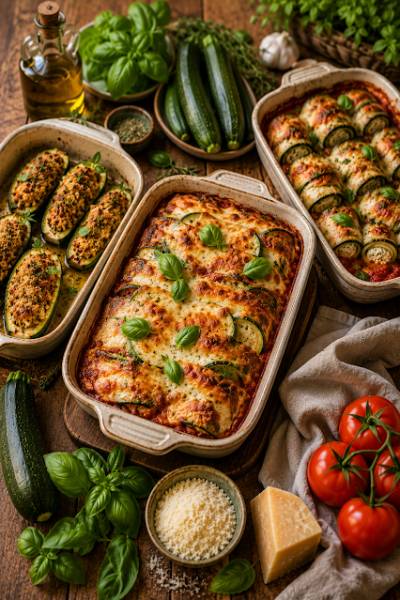 Prosto z Italii / cukinia w zapiekankach