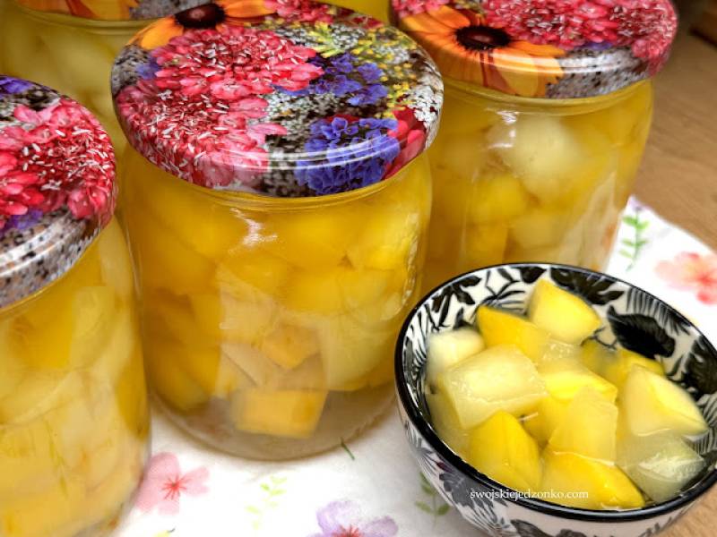 Cukinia a'la ananas -do słoików