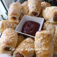 Mini hot dogi na cieście francuskim