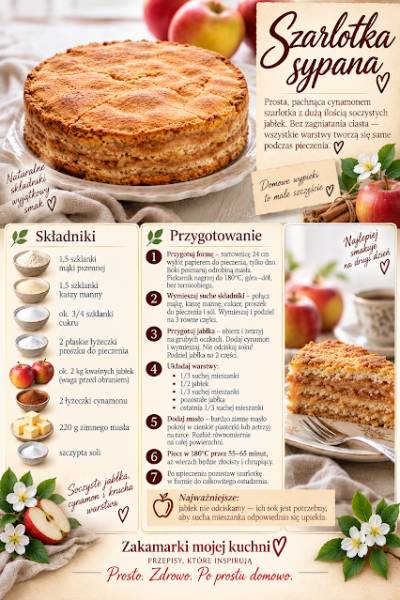 Szarlotka ekspresowa / sypana