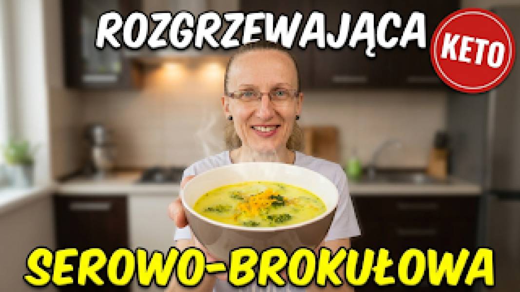 Przepis na keto zupę serowo brokułową