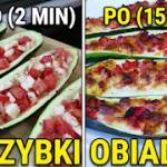 Przepis na cukinię faszerowaną pomidorami i mozzarellą