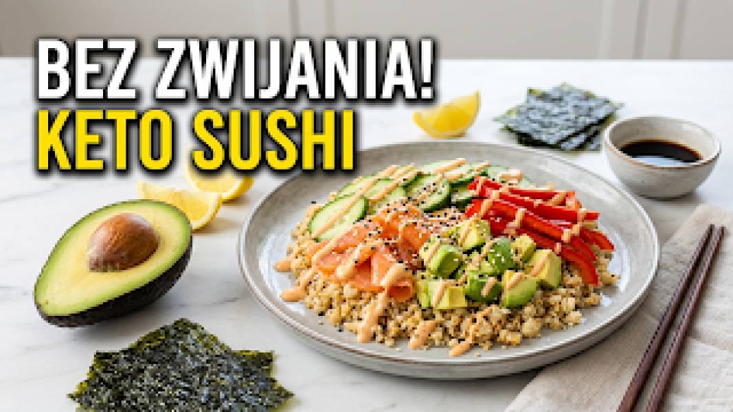 Przepis na shusi na talerzu w wersji low carb