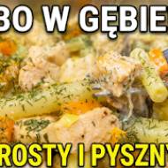 Przepis na kurczaka w sosie śmietanowym z fasolką szparagową