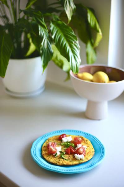 Parmezanowy omlet z dynią