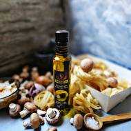 Tagliatelle z pieczarkami kasztanowymi, Grana Padano i oliwą truflową