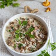 Kurki w sosie z mascarpone
