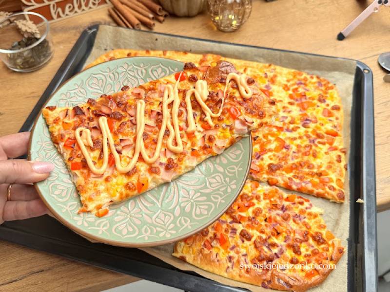 Omlet z warzywami a'la pizza